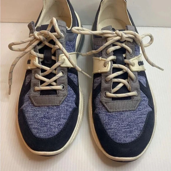 Coach Navy and Cream Athletic Shoes - Picture 6 of 8